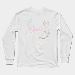 Bride Shirt Long Sleeve T-Shirt